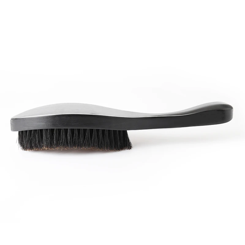 2021 popular soft medium hard wave brush boar bristle wave brush