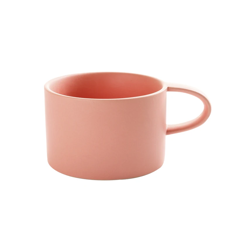 Wholesale 200ml modern style matt solid color ceramic coffee mugs