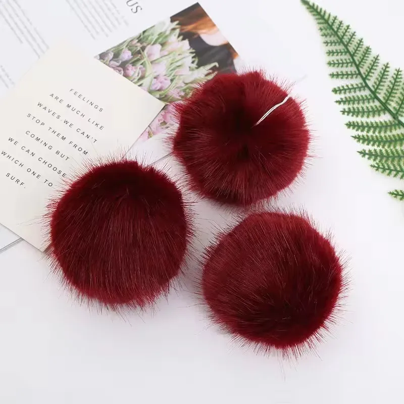 Фабрика DIY furball плюшевый длинный меховой помпон для поделок декоративный кулон одежда пушистый искусственный мех лисы шарики аксессуары