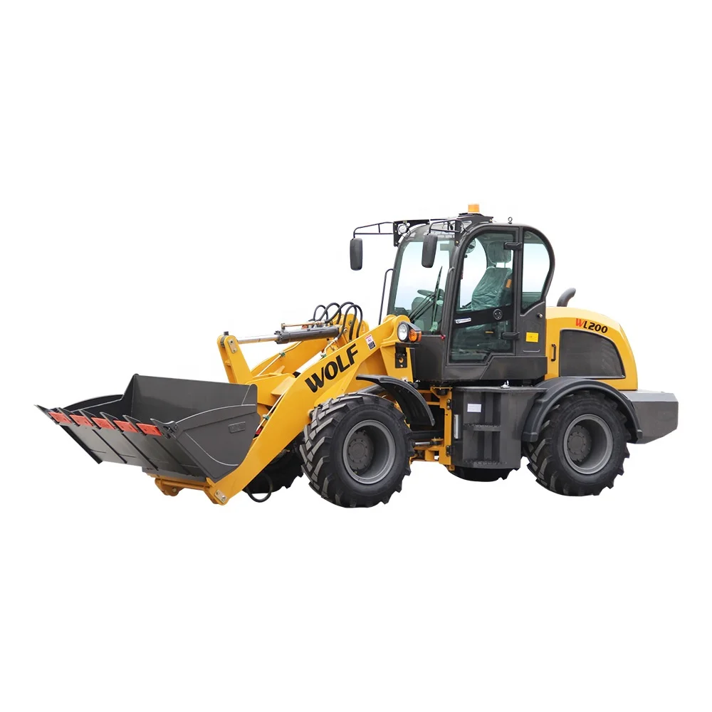 2 ton WOLF WL 200 Multi function Wheel Loader Compact Small Wheel Loader Articulated Wheel Loader