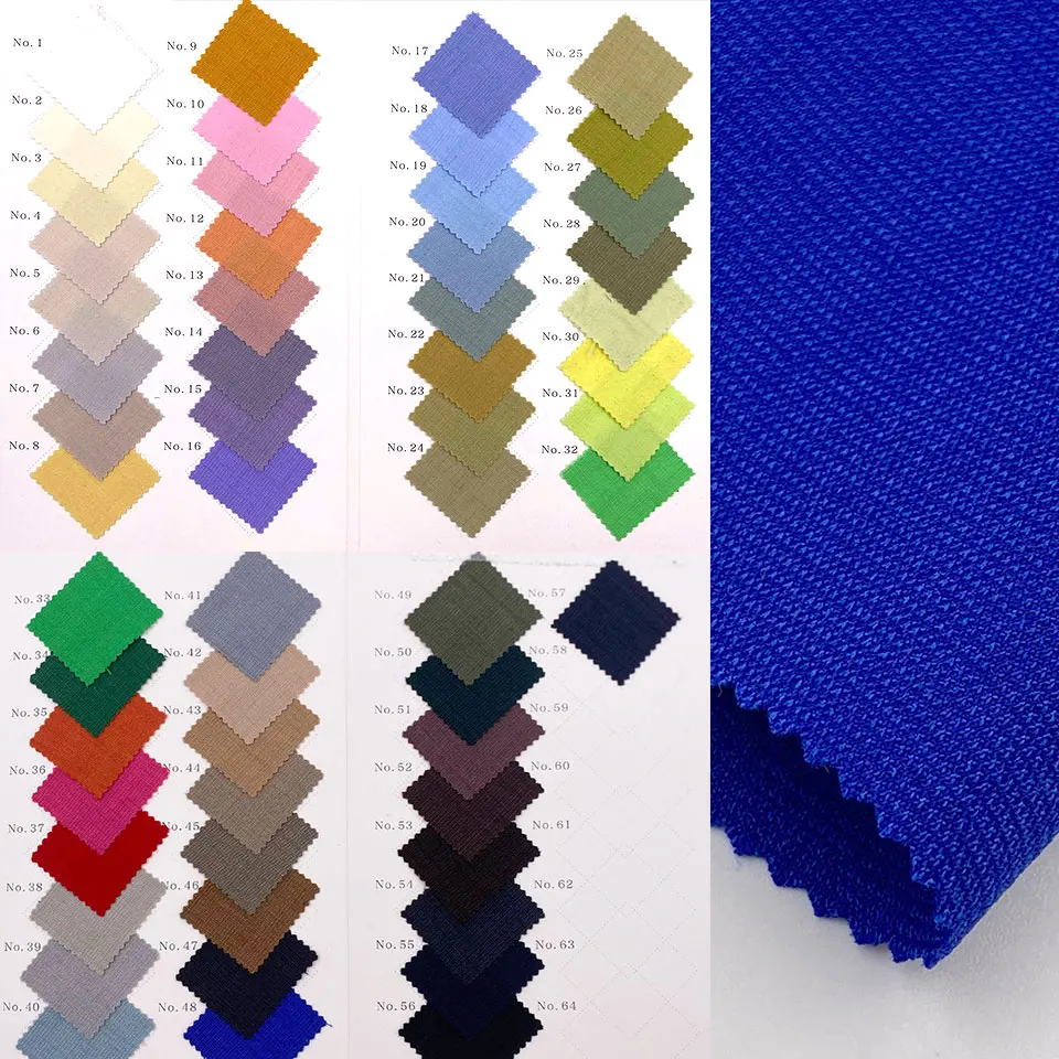 Pure color wholesale price 205gsm fashion women lady suit pants material rib recycled 100 polyester fabric