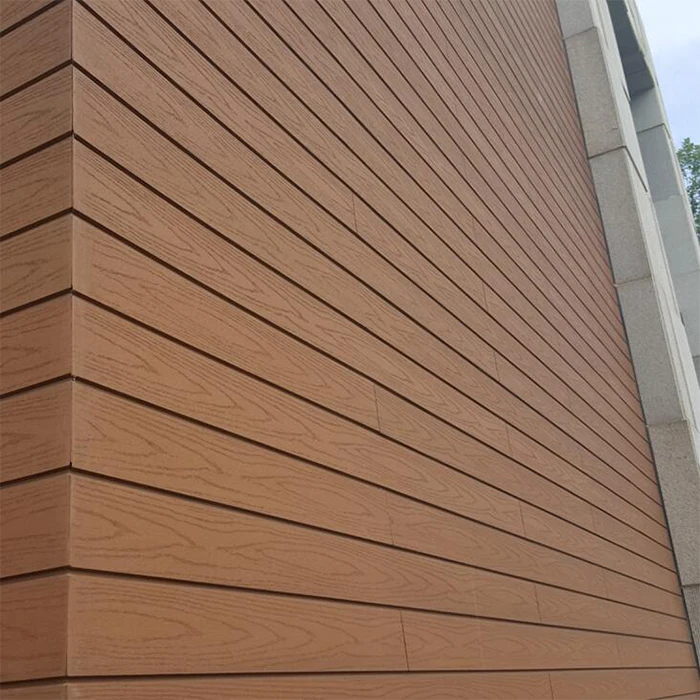 outdoor anti-uv wall panel external composite construction materials wpc wall cladding