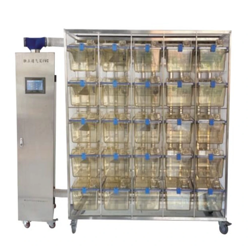 RITAL Lab Animal Breeding Cage IVC Equipment Systems Psu Individually Ventilated Cages Mouse Laboratory IVC Cages