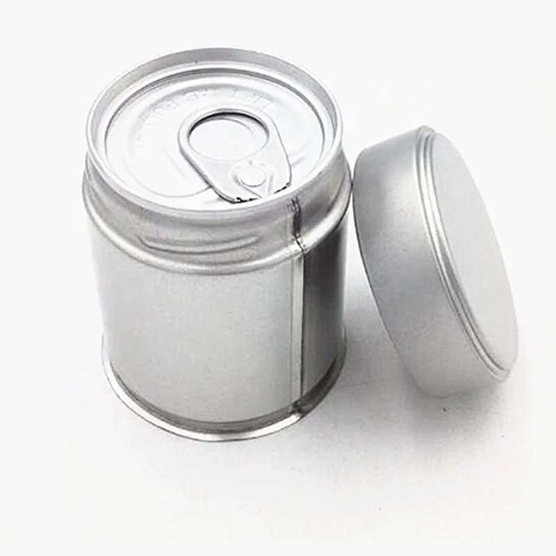 
Factory produce high quality custom container metal box 30g matcha tea tin can tin packaging with easy open top 