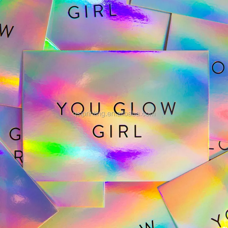 Custom Printing Laser label sticker Paper Adhesive Graffiti UV Protection Eggshell Stickers Holographic Vinyl Blank A4 Size