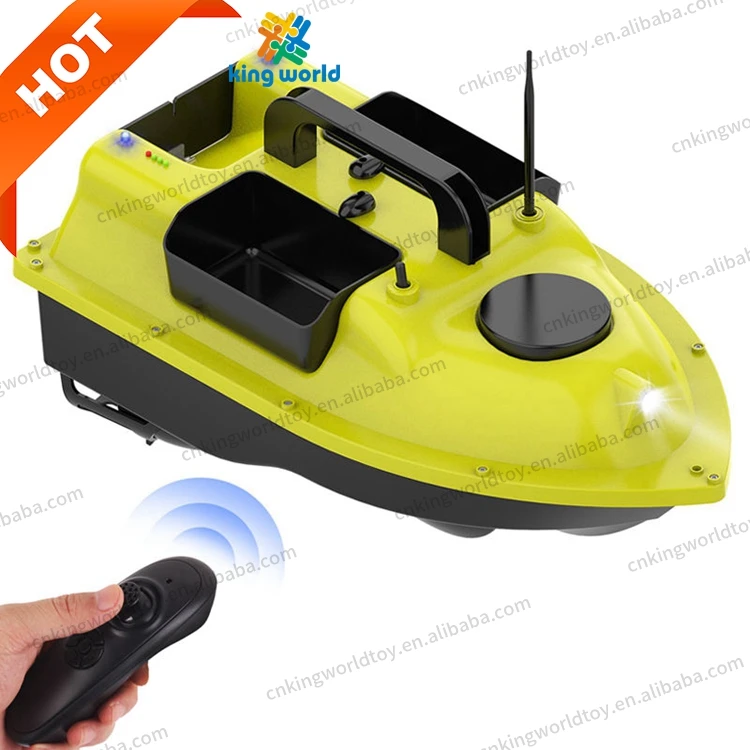 KW 500M Fishermen Fishing Points Carp Feeder RC Fishing Bait boat 2KG 3bin Nesting Lure boat with lock hook RC Boat Ship