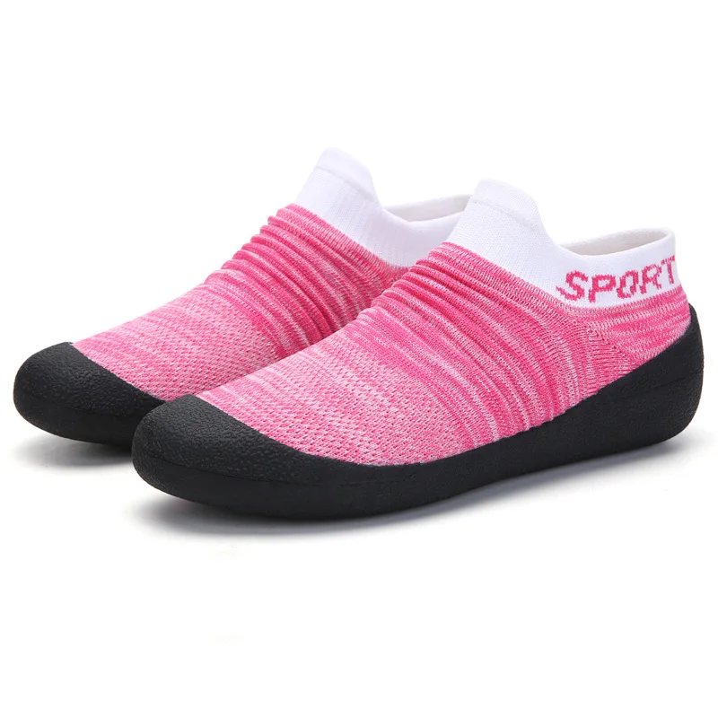 fengway Wholesale Breathable Mens Shoe Mesh Light Running Jogging Shoes Men Gym Sports Sock Shoes
