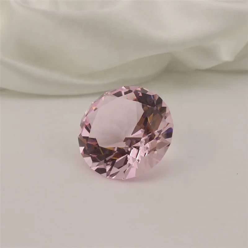 Wholesale Crystal Diamond decoration glass paperweight glass diamond shape glass table diamond