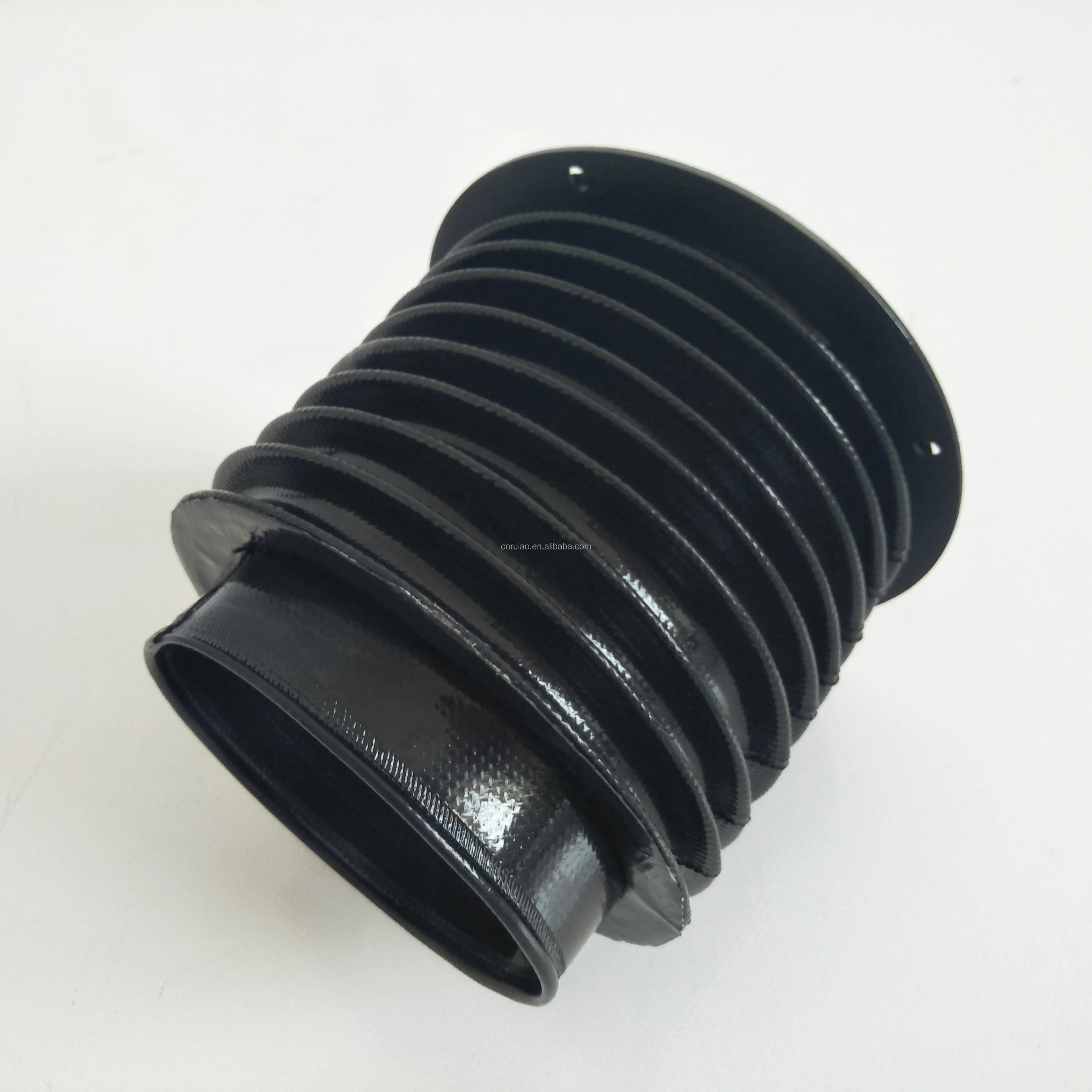 flexible accordion thread rod rubber cylinder type dustproof protective bellows covers