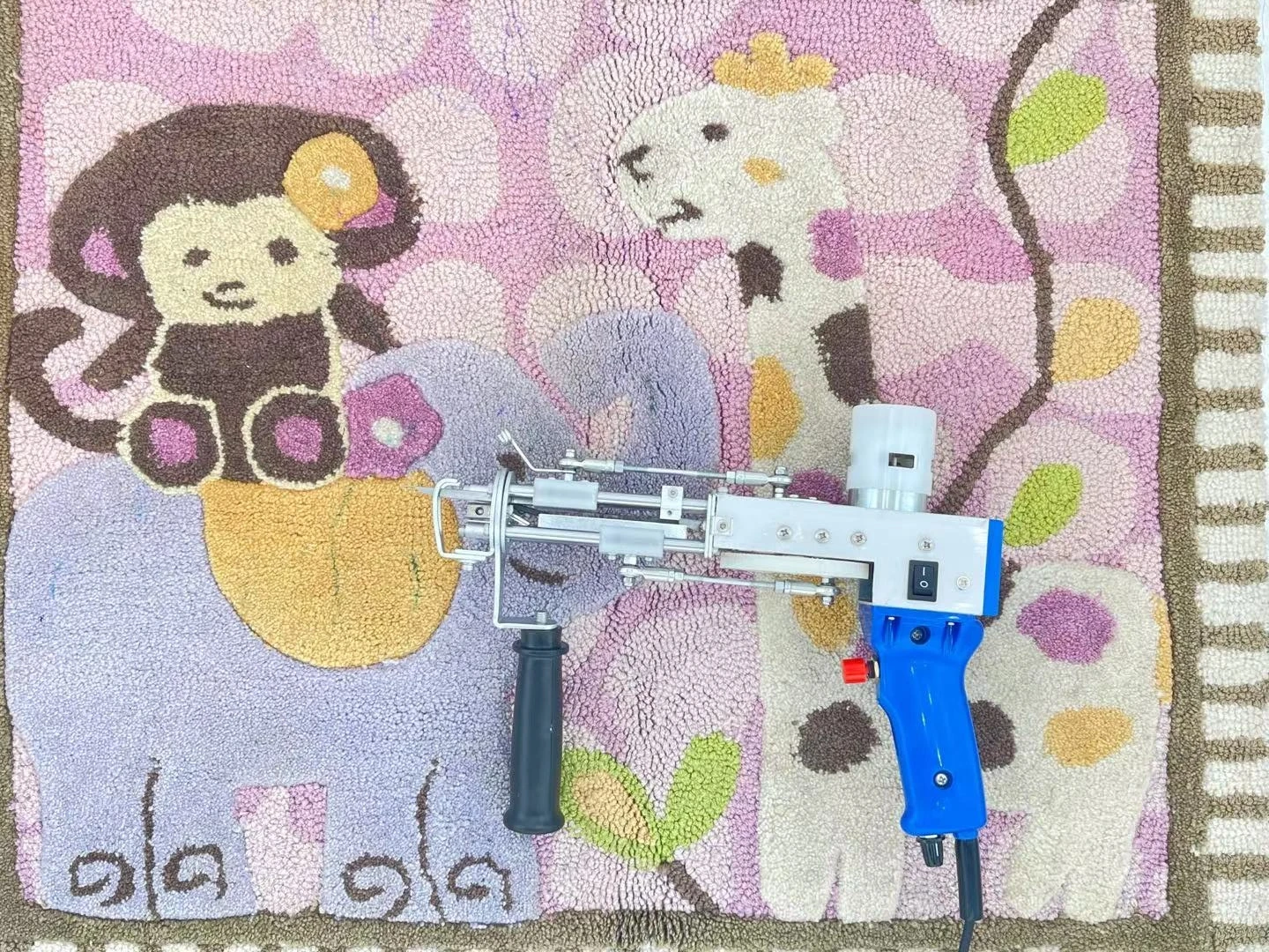 Best Seller Rug Making Tools Electric Hand Carpet Weaving Cut Pile Tufting Gun