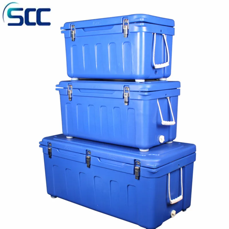 120L large capacity plastic ice cooling box