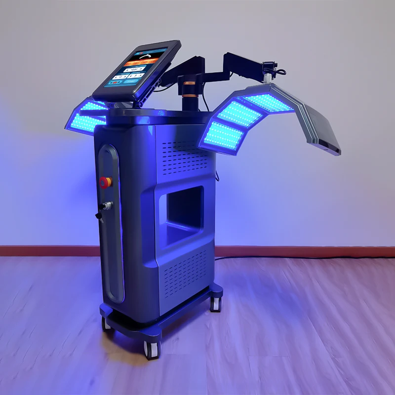 photo skin rejuvenation pdt spa beauty equipment phototherapy pdt led light facials pdt light therapy machine vertical