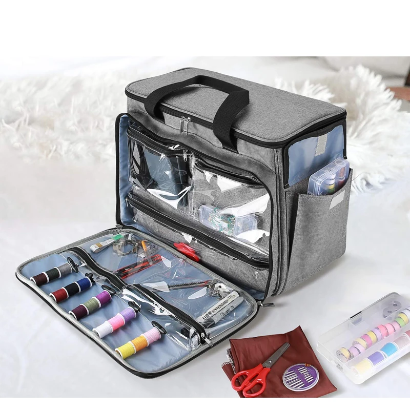 Universal Sewing machine Carrying Case Tote Bag for Most Standard Size Sewing Machine Brother