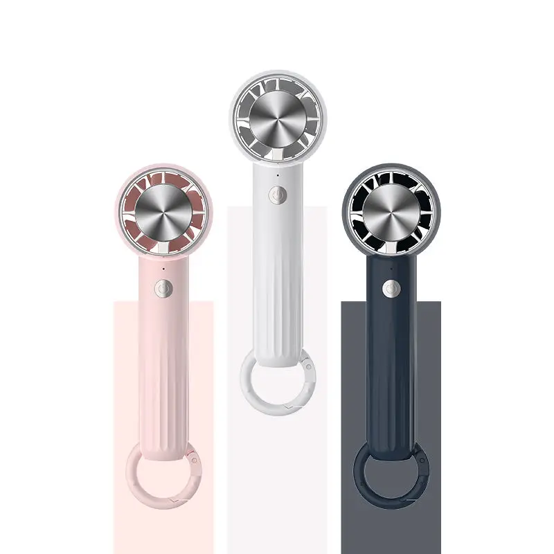 Handheld Small Fan With Base Refrigeration Mini Fan Semiconductor Cooling Ice Compress Rechargeable Portable Fan