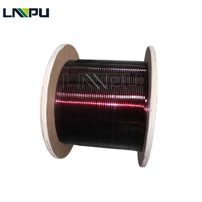 Изолированный плоский медный провод класса H, плоский Магнитный провод для магнитных катушек