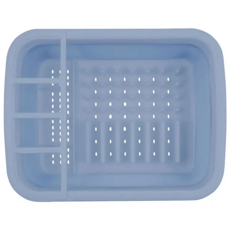 High Quality kitchen collapsible plastic dish drainer rack