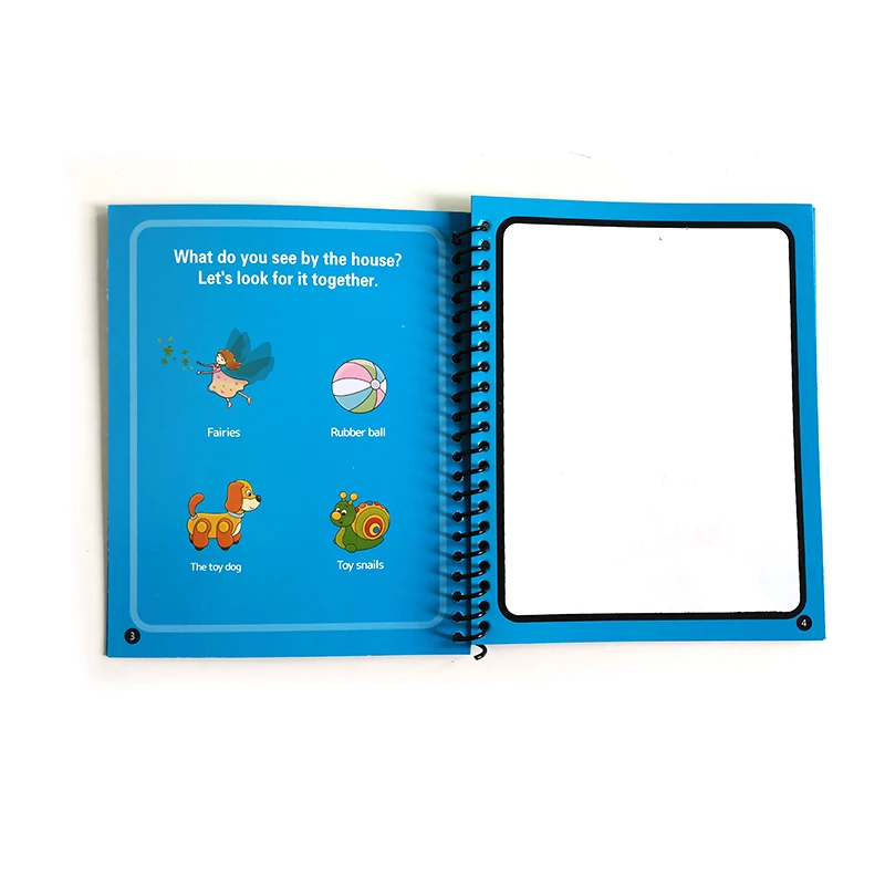colourful magic water drawing book magic water book reusable coloring book magic water hot sale other educational toys