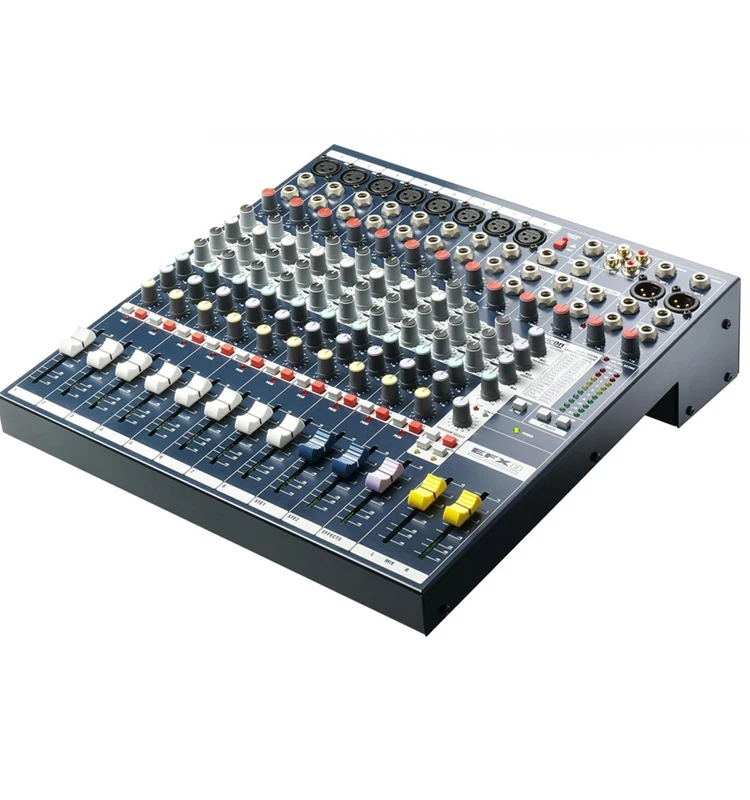 EFX8 Professional DJ Mixer USB Console Audio 8 Channel Multi-Purpose Audio Mixer For High-Performance