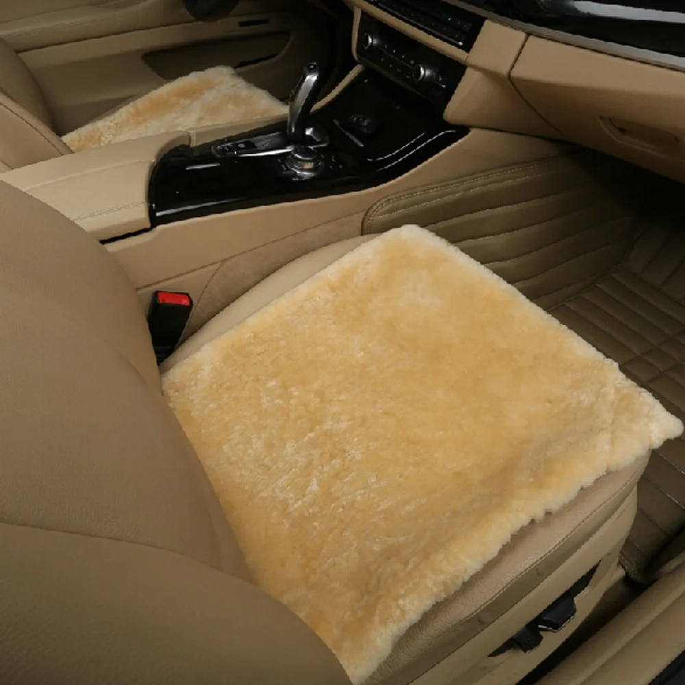 Shorn Hair Sheepskin Car Seat Cushions