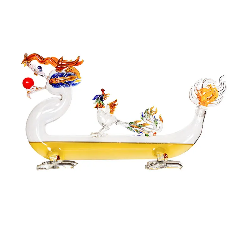borosilicate glass bottle Dragon Shaped Sobriety Maker