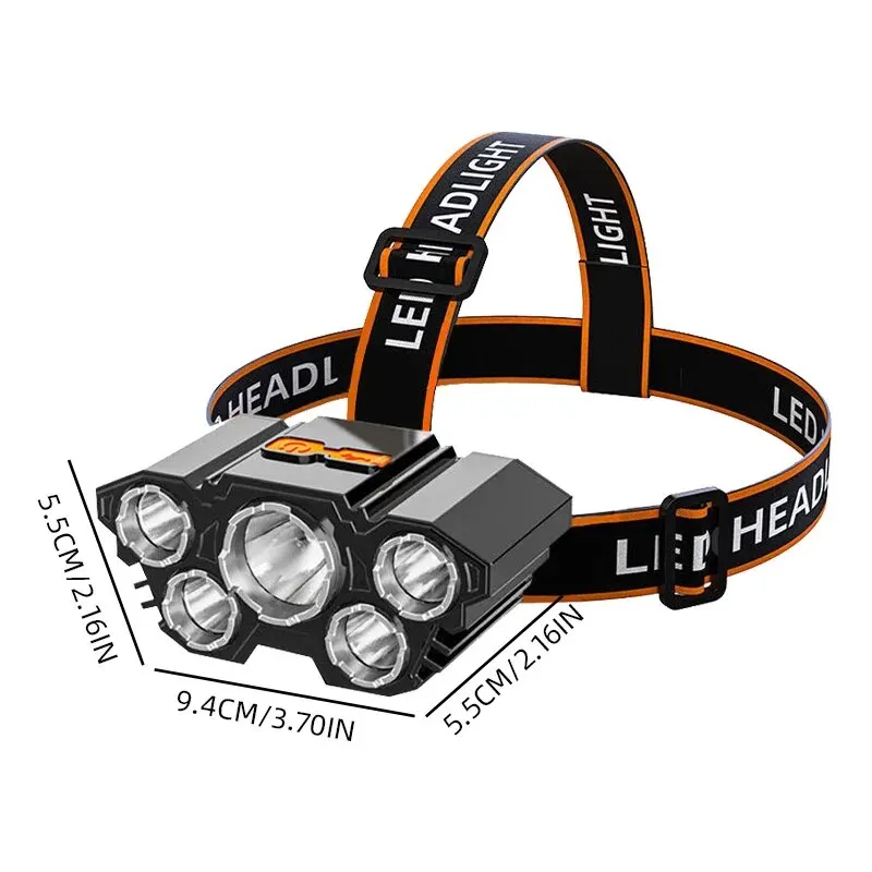 Helius Wholesale Strong Light Lighting Long Range Head Torch Outdoor Fishing Light Rechargeable Headlamps