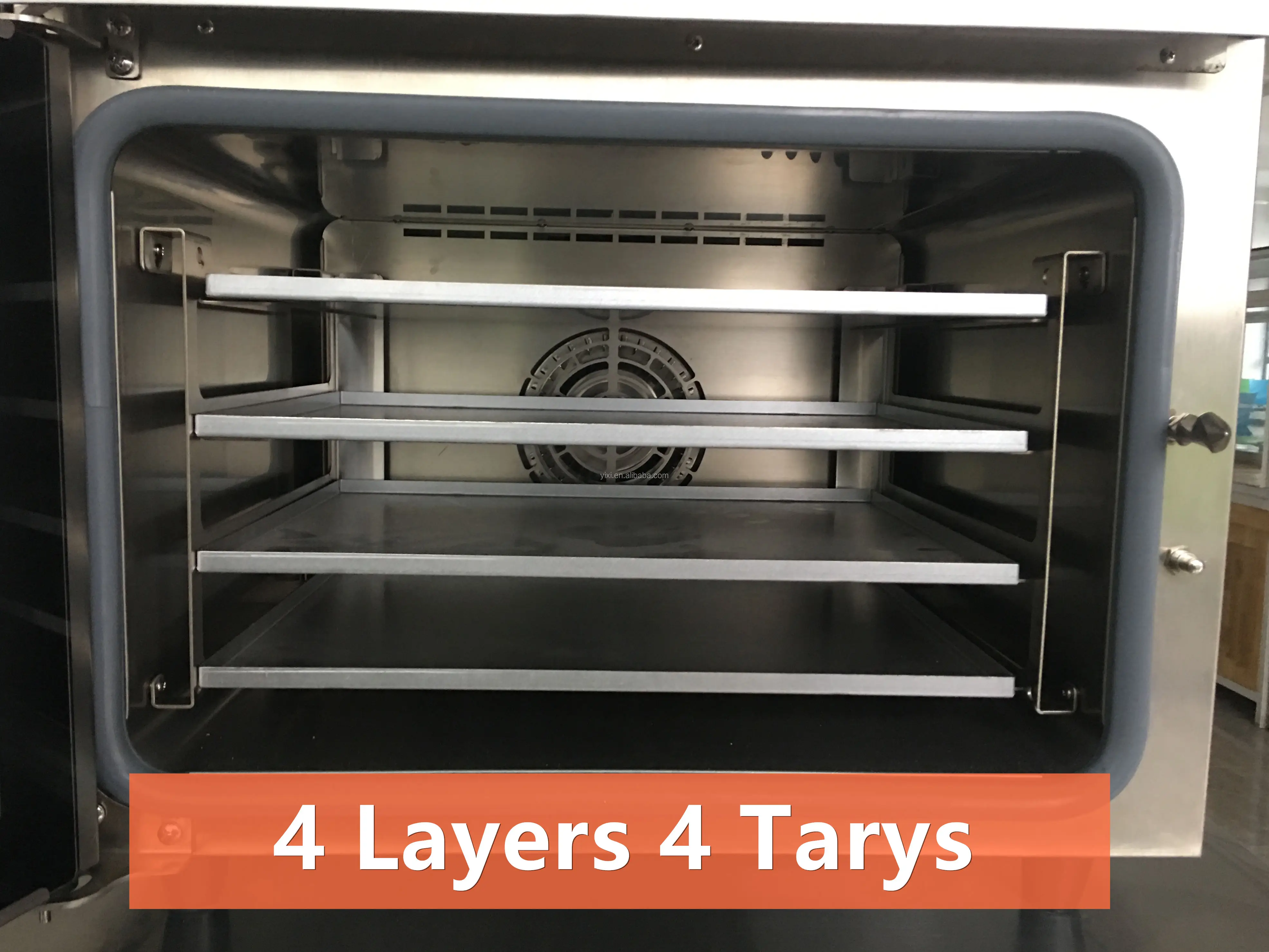 new style factory price baking equipment 4 tryas small home used bakery oven