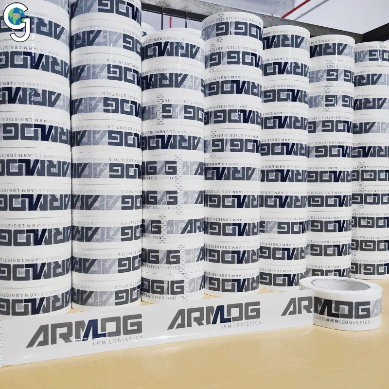 48mm Strong Sticky Adhesive Custom Printed Brand Sellotape Logo Custom Packaging Tape