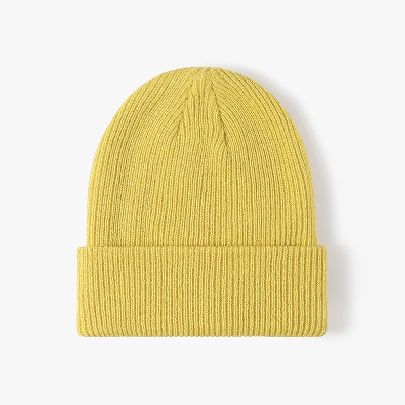 New unisex winter knitted urinal cap, soft and warm, high-quality knitted plain weave urinal cap wholesale