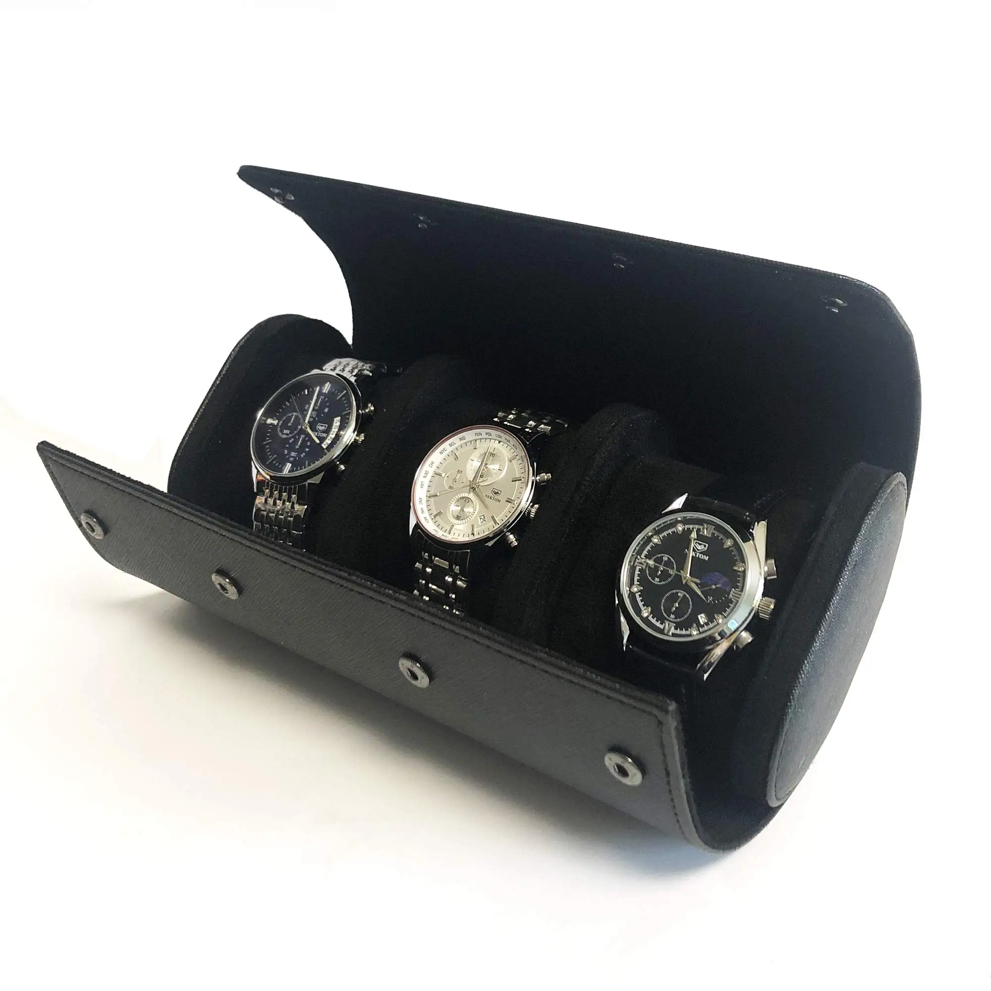 Single Watch Travel Case -Premium Leather Watch Case With Perfect Texture