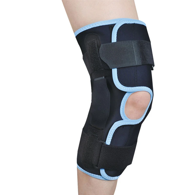 Knee Supports with Metal Sides Fashion Neoprene Support Knee Brace Compression Wrap Knee Side Stabilizers