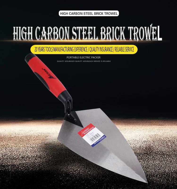 Прямая поставка с завода кирпичный Мастерок из высокоуглеродистой стали заостренный мастерок инструменты для кирпичной кладки