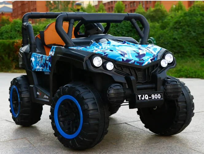 Wholesale China Factory Wholesale Leather Seat 12V Two Motor Remote Control  Kids Ride on  Car