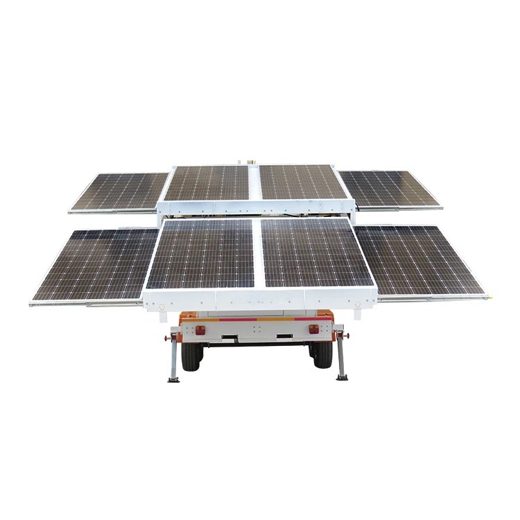 Mobile Trailer Solar Power Generator