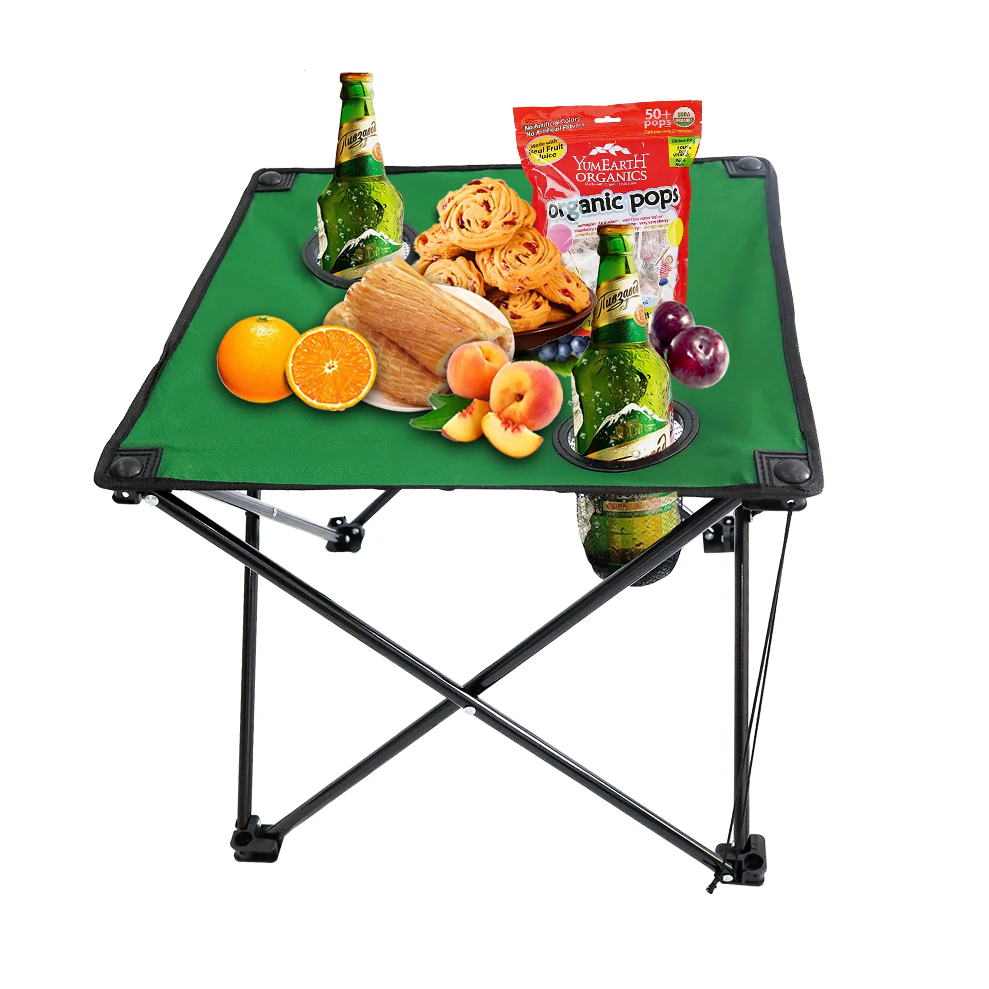 Customized Foldable aluminum Outdoor Camping  Folding Table With Carry Bag outdoor portable table