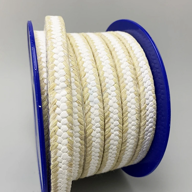 PTFE Gland Packing With Aramid Fiber Corner Mixed