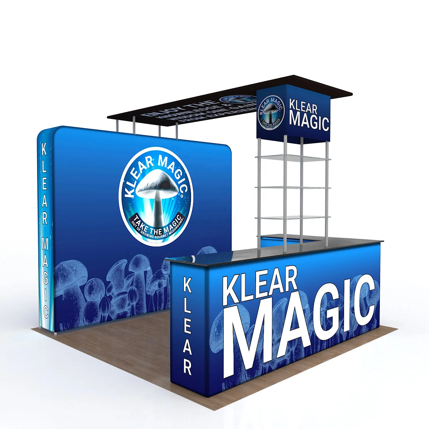 Las Vegas Lighting Trade Show Booth  Nice Trade Show Booth LED USA Backlit Trade Show Booth