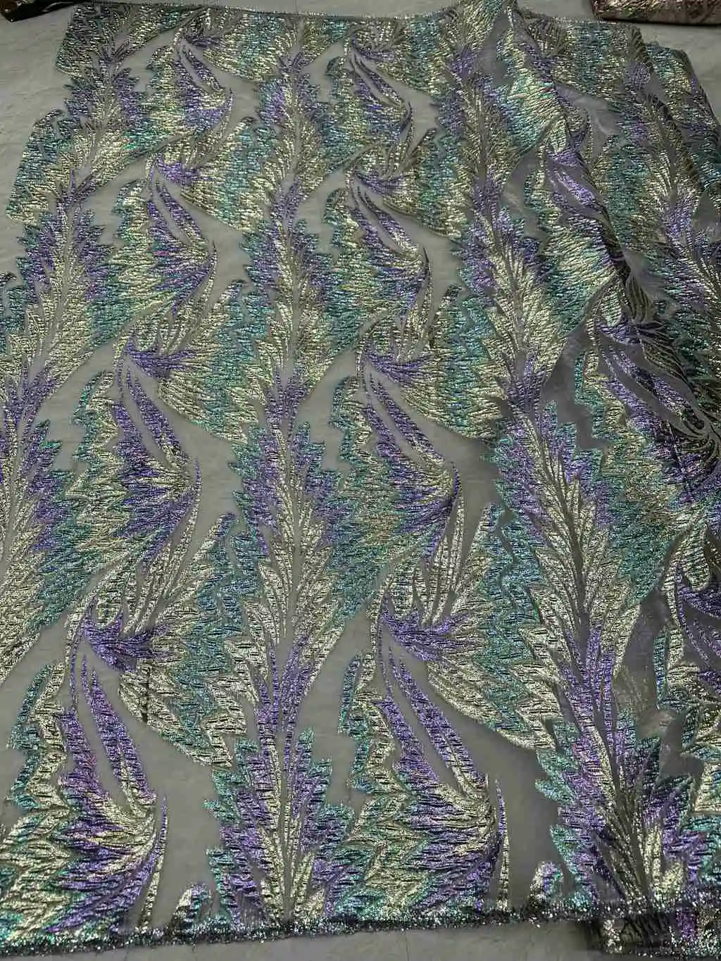 YZL095 Newest  French Gildng Jacquard Brocade Lace Fabric 2023 High Quality African Lace Fabric For Sewing Women Party Dresses