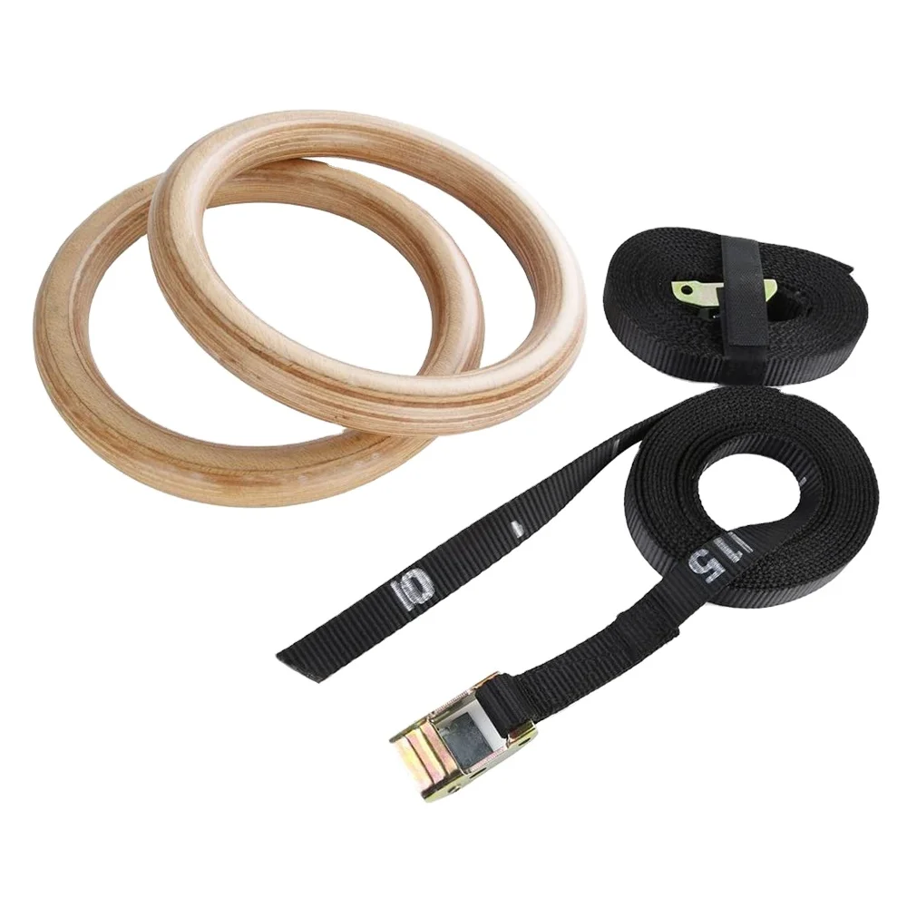 Деревянные гимнастические кольца