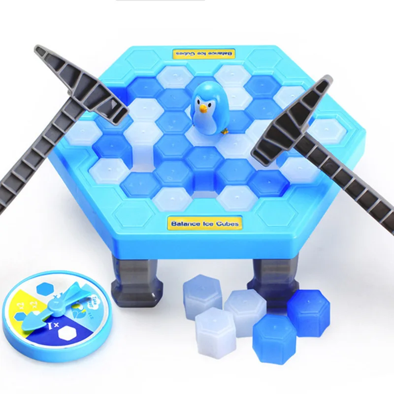 Children Educational Toys Table Game Family Games fun Ice Breaking Penguin Hit Ice Toy Puzzle Building Blocks Interactive
