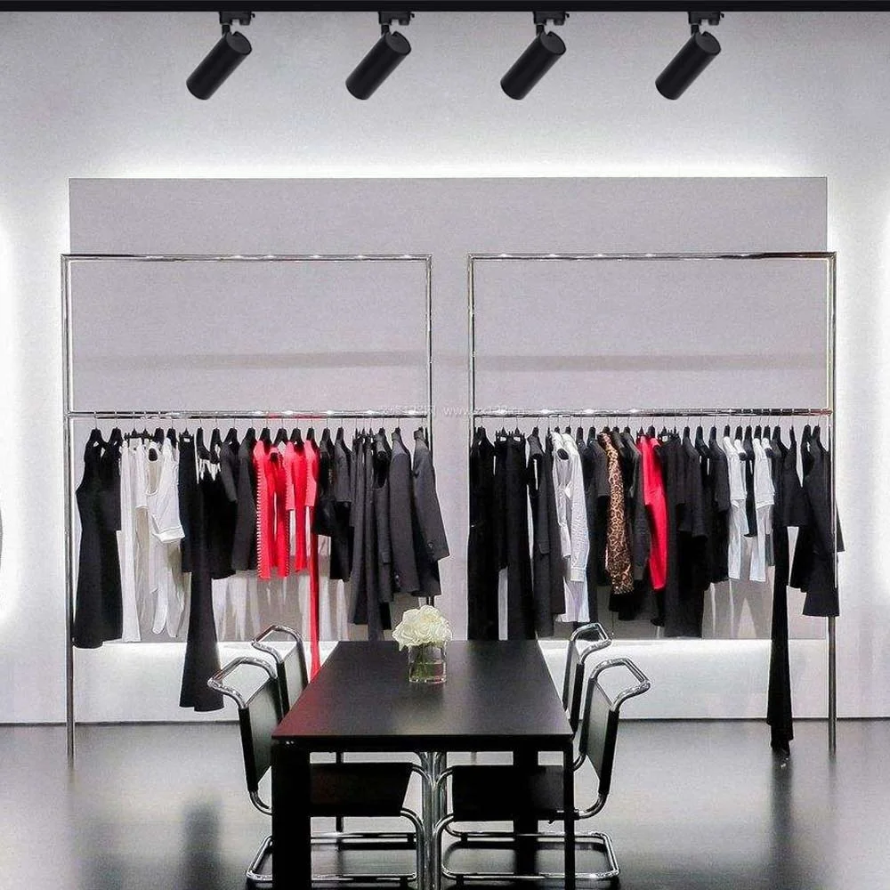 Affordable price aluminium alloy cob business rotate flicker free track light dali