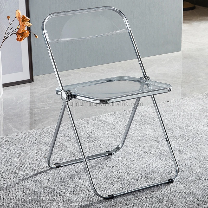 white plastic folding Plia Folding Chairs