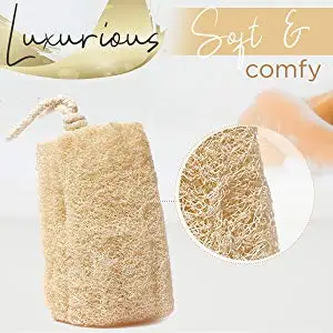 100% натуральная губка для спа-салона ванны скребок тела. Lofa Loofa Luffa Loffa Премиум-качества отшелушивания вашей