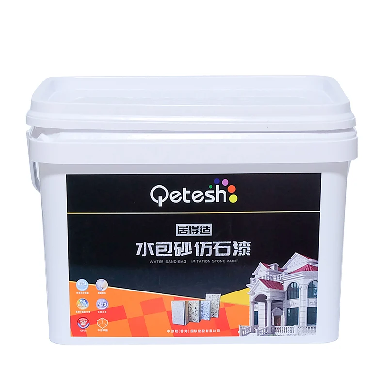 
water based exterior wall painting marble stone effect building paint 