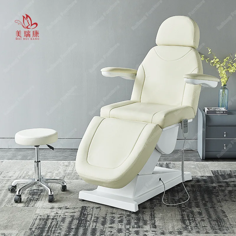 Factory Wholesale Luxury salon furniture equipment electric beauty spa facia bed Massage table lash bed