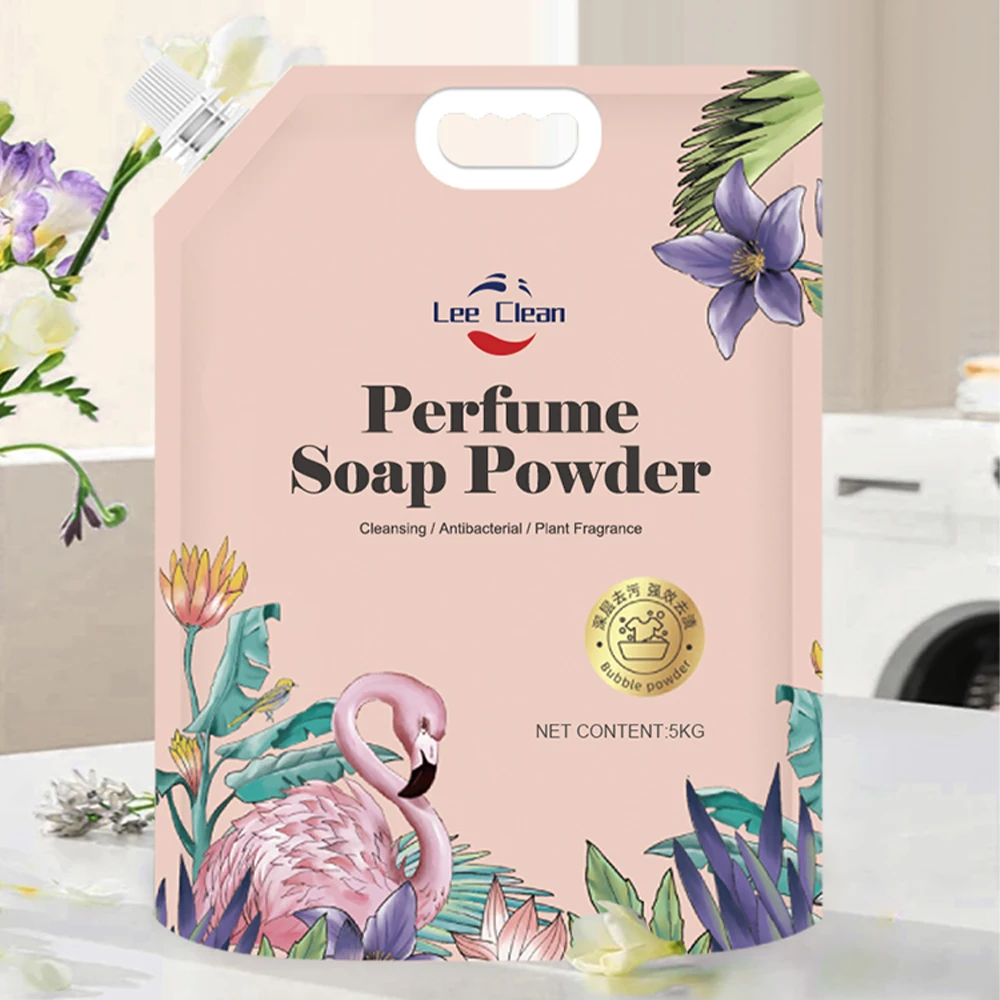 LC High Quantity Deep Effectively Cleaning Laundry Detergent Customized Oxygen-Enriched Enzyme Perfume Soap Washing Powder