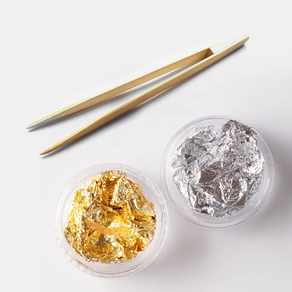 RuYi 150mm Tweezer Bamboo tweezers  for Gold Leaf pointed type Anti-static Tweezers