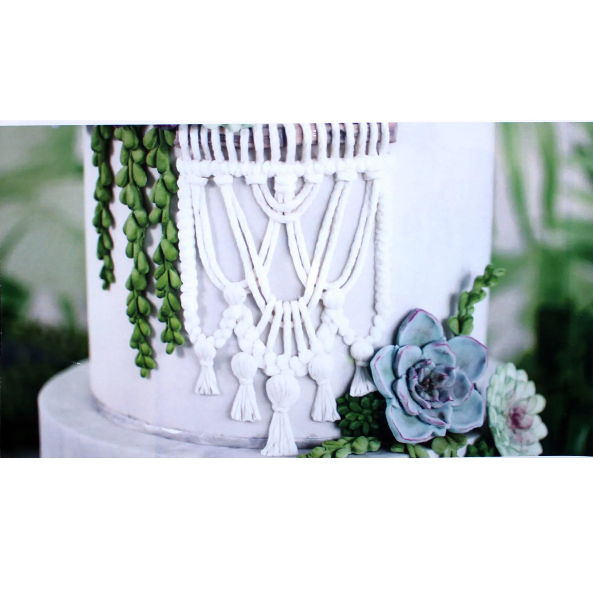 Hemp Rope Accessories Macrame Silicone Mold Fondant Cakes Decorating Mould Sugarcraft Chocolate Baking Tools For Cakes Gumpaste