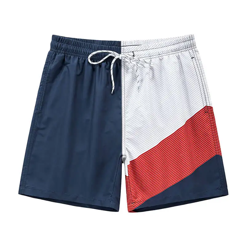 Custom Breathable Quick Dry Beach Wear Cool Sublimation Pattern Swim Shorts for Men