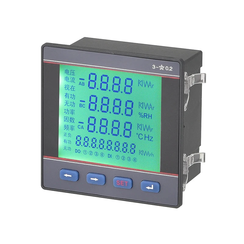 Многофункциональный цифровой измеритель мощности Modbus цена частоты и напряжения переменного