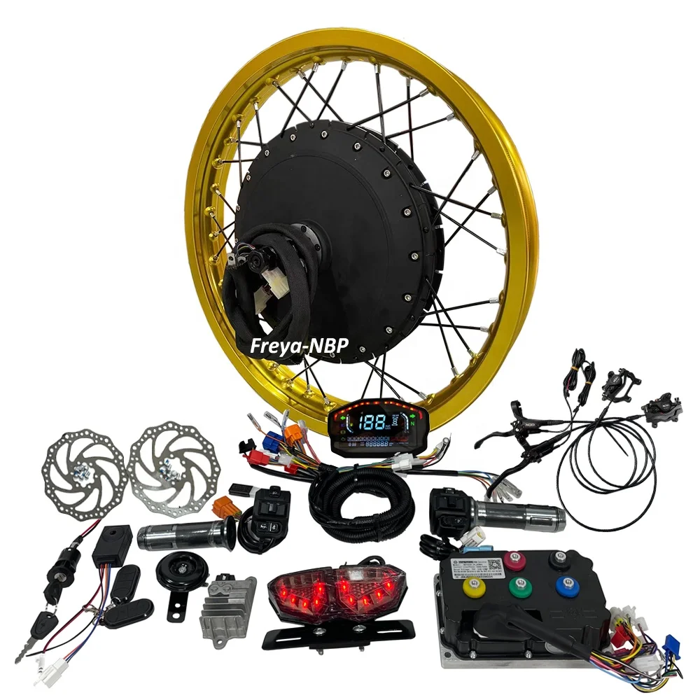 High quality QS motor 72V8000W 72V8000W 3.5T 5T 273 V3 150mm spoke motor wheel electric bike hub motor conversion kit